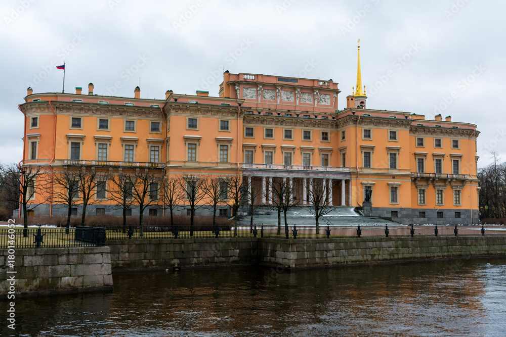 Mikhailovsky castle in St. Petersburg