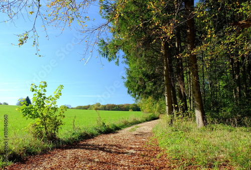 schw  bische Alb im Herbstlicht