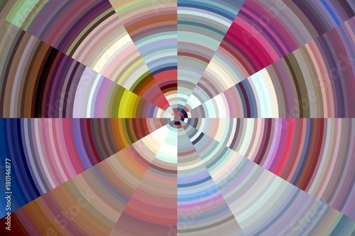 Circular hypnotic pink abstract background