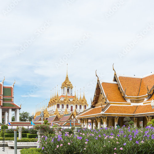 Loha Prasat Metal Palace in Wat Ratchanatdaram Woravihara temple at Bangkok, Thailand © Thanaphum