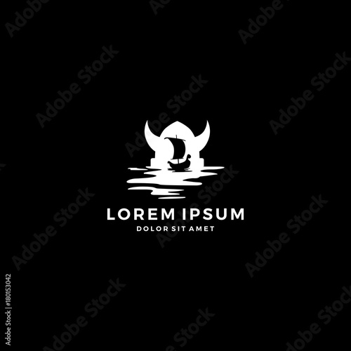 viking boat helmet logo