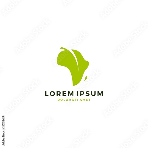 africa leaf eco logo
