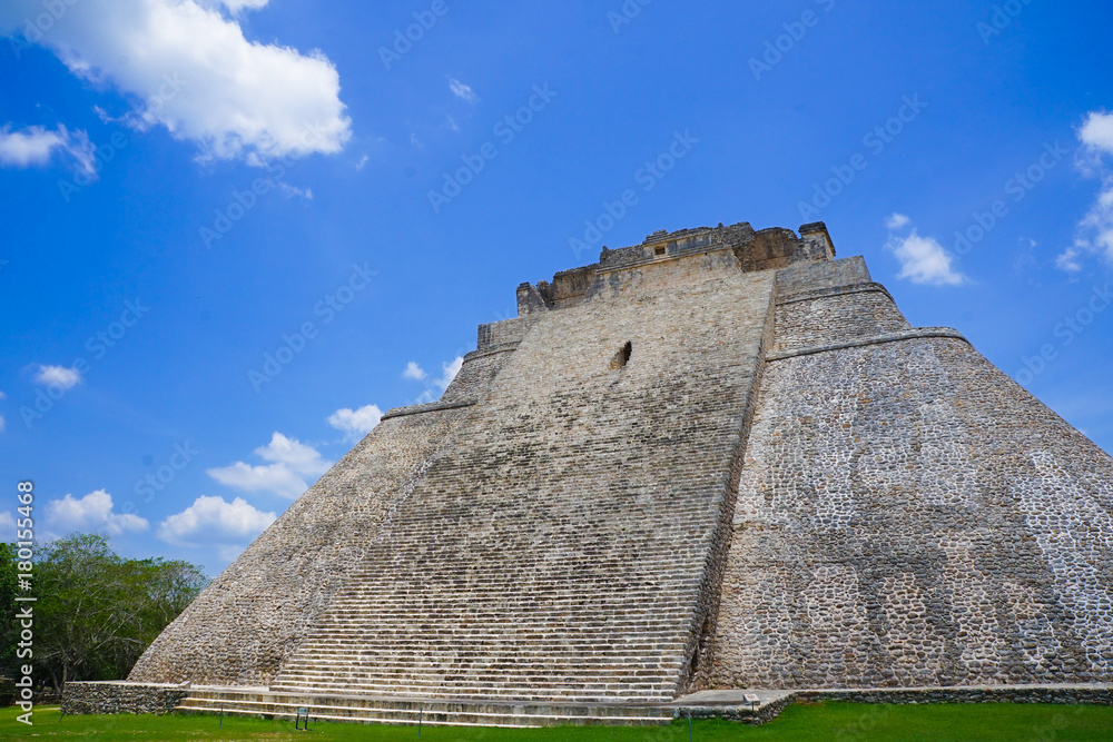 Mayan Pyramids in Uxmal, Mexico