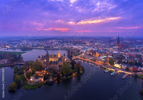 Luftaufnahme Schloss Schwerin photo