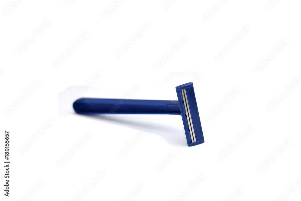 Disposable shaving machine isolated on white background Disposable shaving machine isolated on white background