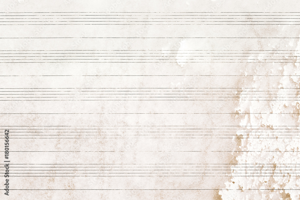 Sheet music without notes, background texture Sheet music without notes, background texture