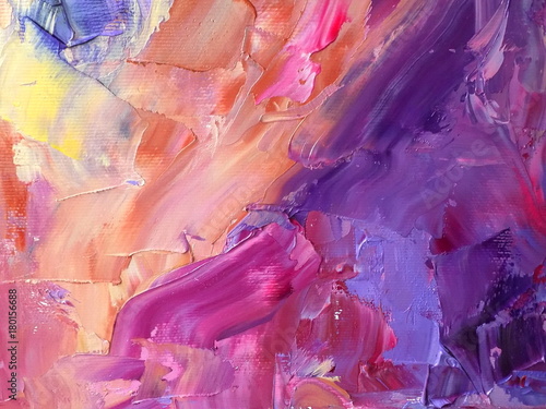 Εκτύπωση καμβά Abstract acrylic on canvas hand painted background