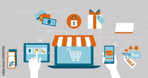 Online shopping and e-commerce