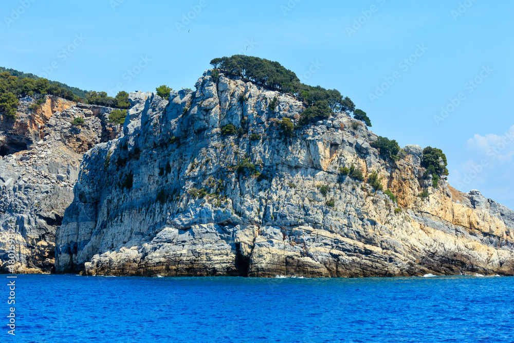 Palmaria island, La Spezia, Italy
