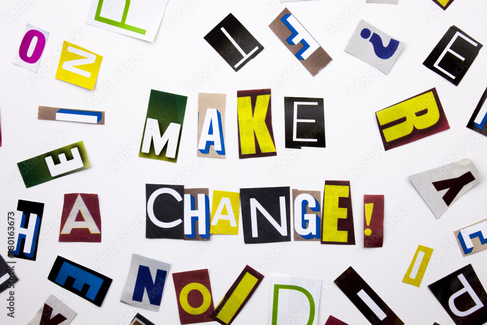 A word writing text showing concept of Make A Choice question made of different magazine newspaper letter for Business case on the white background with copy space A word writing text showing concept of Make A Choice question made of different magazine newspaper letter for Business case on the white background with copy space