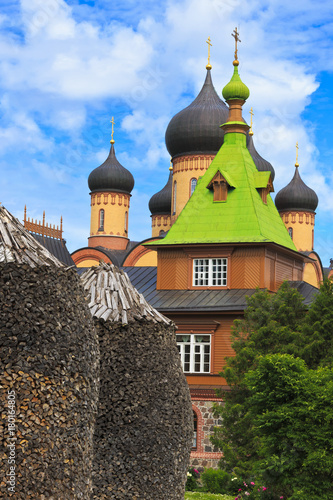 View of Puhtitsa dormition Convent. Kuremae Estonia Baltic States. photo