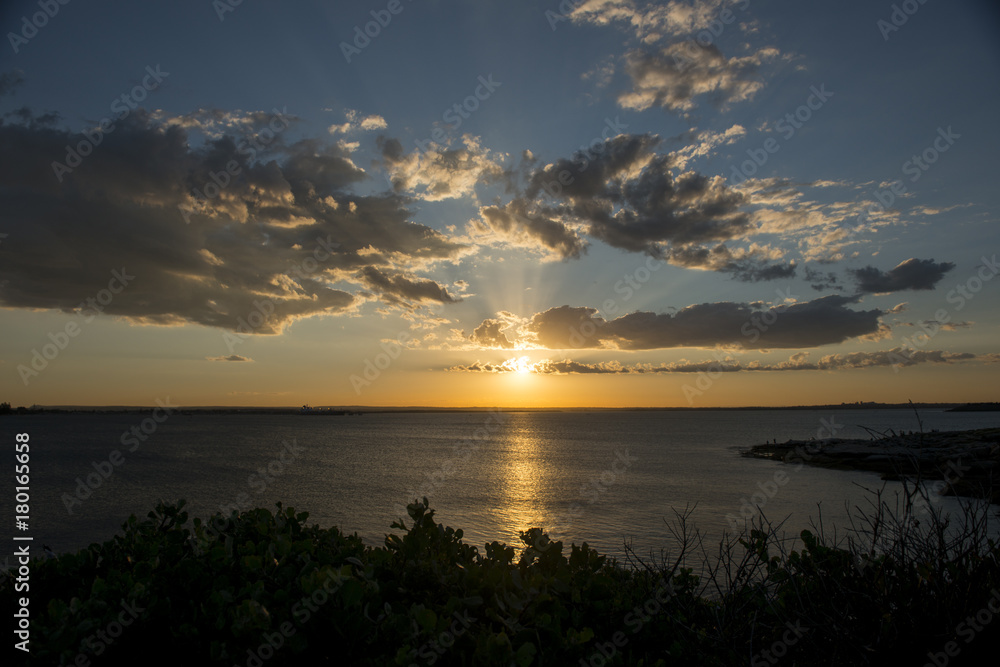 Beautiful sunset from La perouse in Sydney