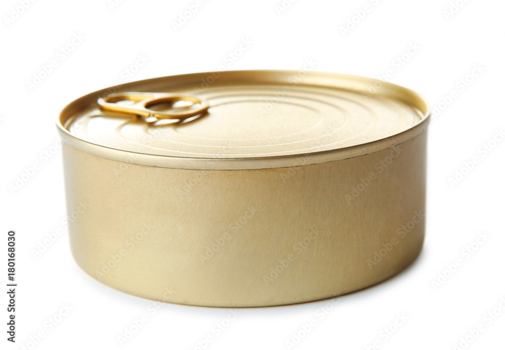 Tin can, isolated on white Tin can, isolated on white