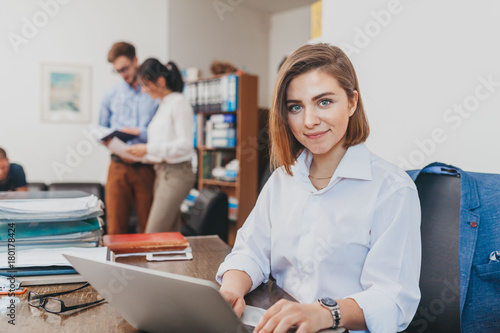 Business woman at the office