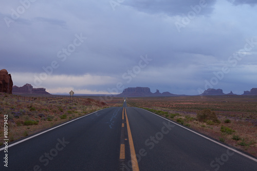 road in desert