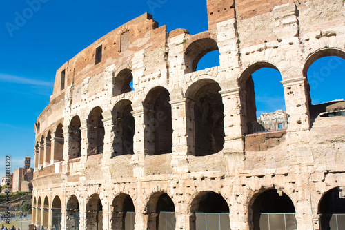 view of the colosseum in rome