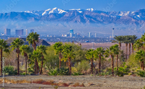 View of Las Vegas in Nevada