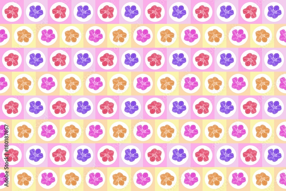 art color flower seamless abstract pattern illustration background