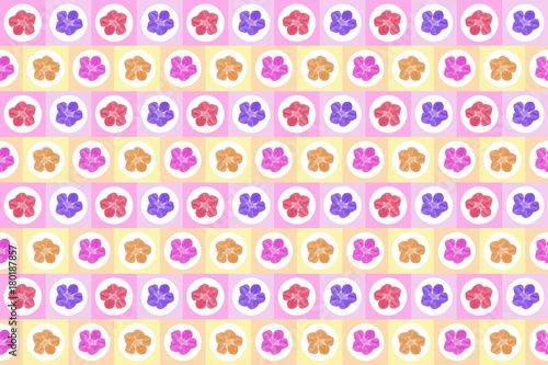 art color flower seamless abstract pattern illustration background