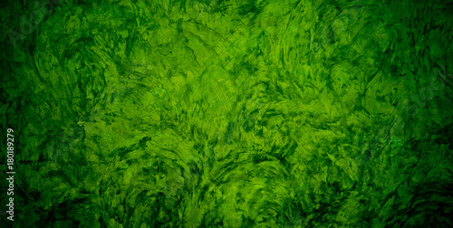 green mortar background texture / green wall photo