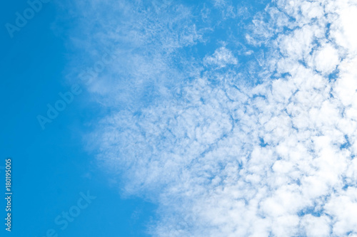 Beautiful blue sky with beautiful clouds for background.