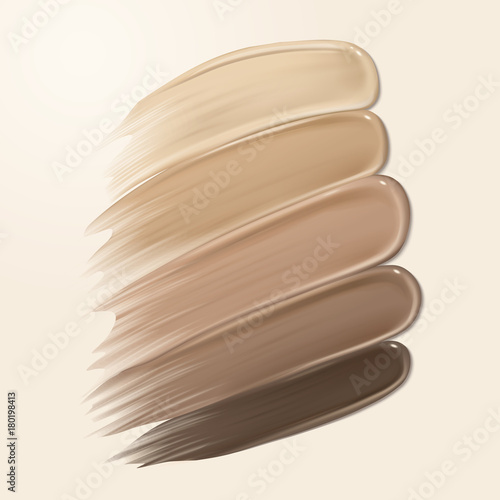 Foundation creamy texture