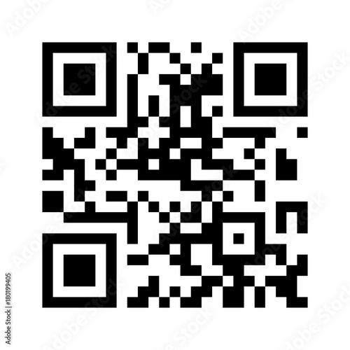 Promotional QR code - Black Friday Sale. Ready to use. EPS 10 vector