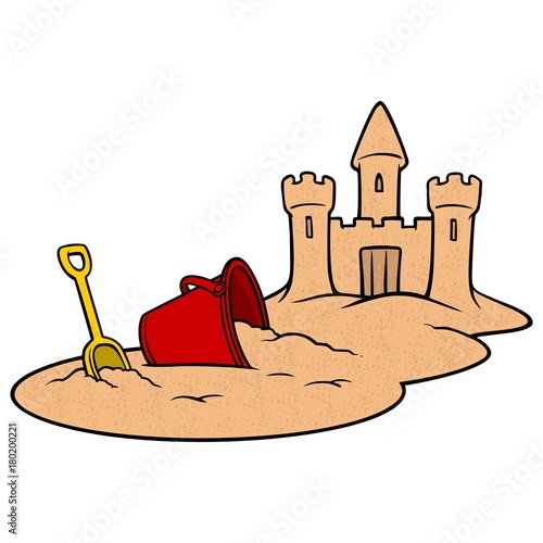 Beach Sandcastle