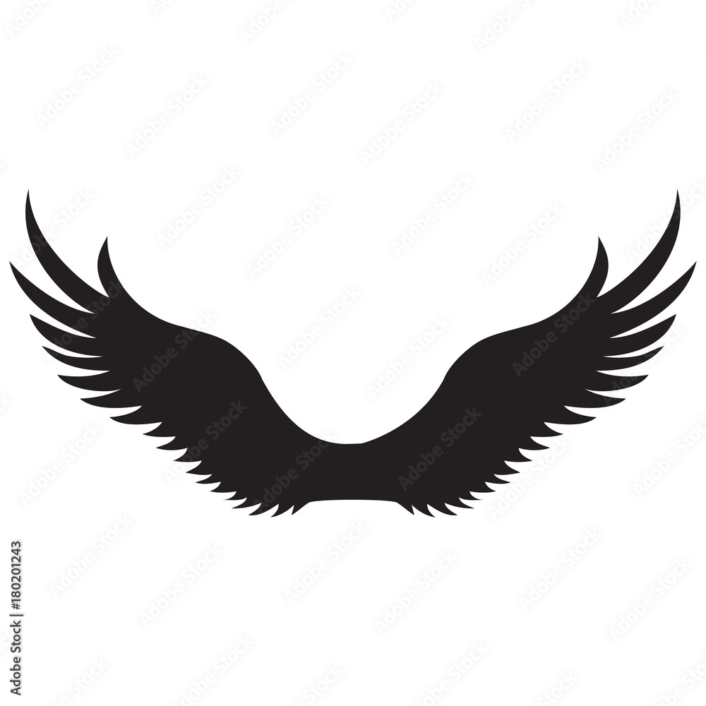 Obraz premium eagle black icon