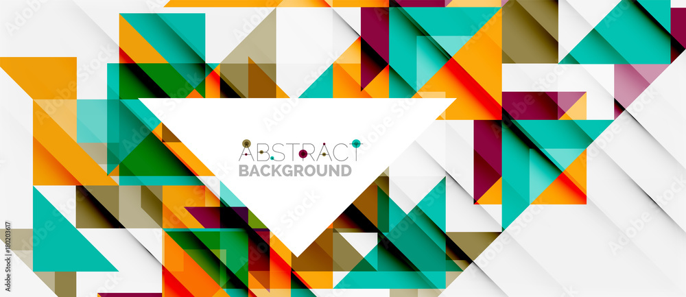Triangle pattern design background Triangle pattern design background
