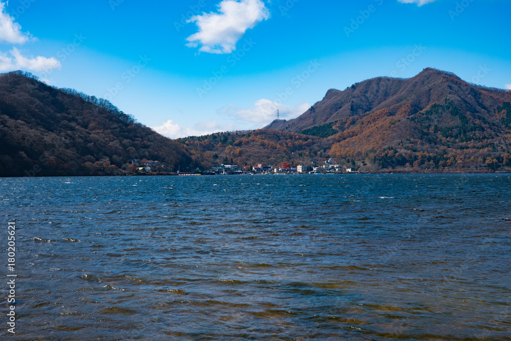 榛名湖の風景