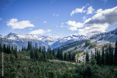 View of the mountain, Harmony Lake Loop, Whistler, British Columbia, Canada - fall 2017