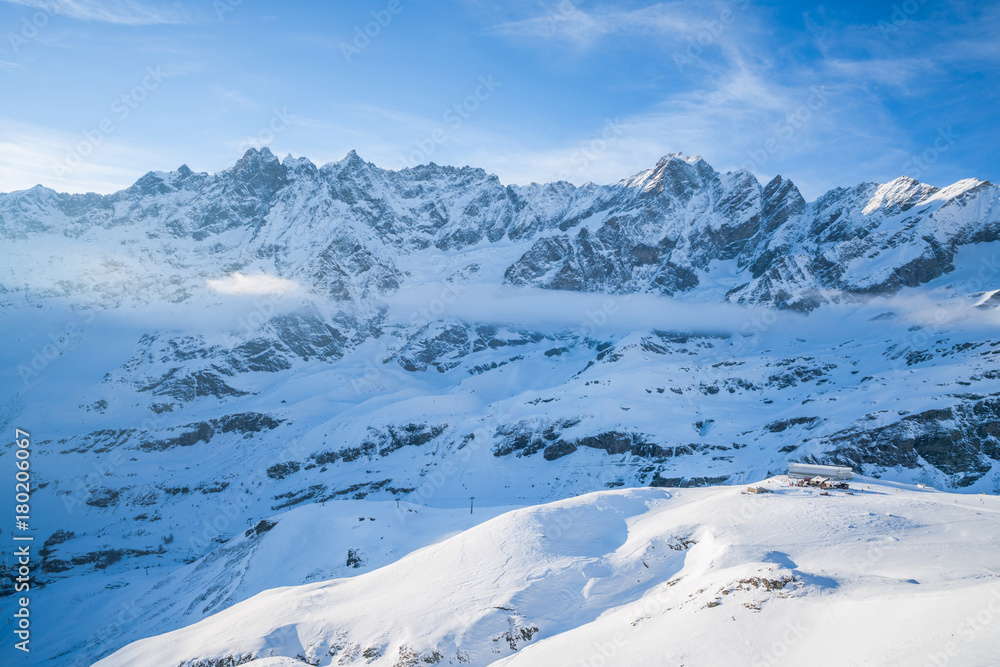 Italian Alps in the winter