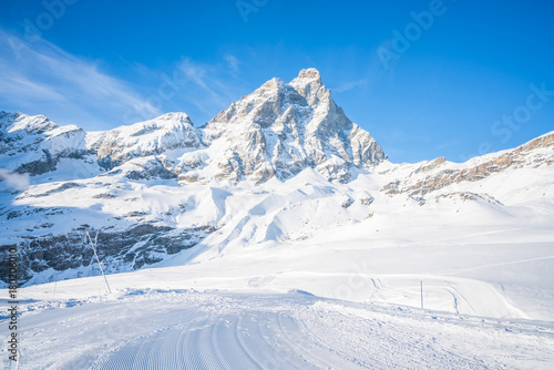 Italian Alps in the winter
