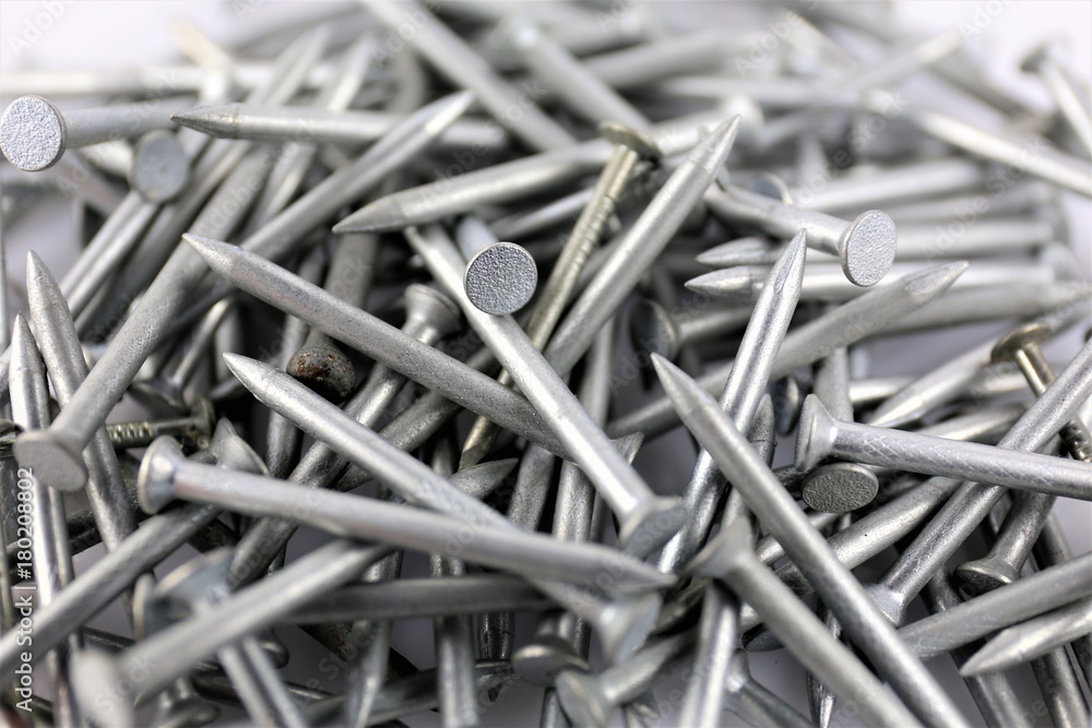 An Image of some steel nails - construction equipment An Image of some steel nails - construction equipment