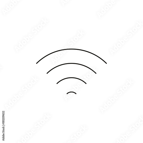 wifi vector icon outline