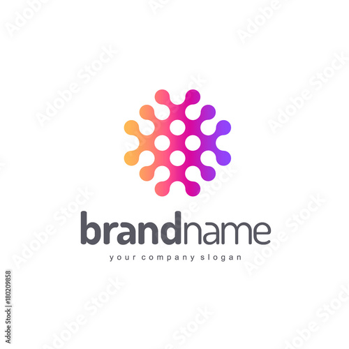 Vector logo design for business. 