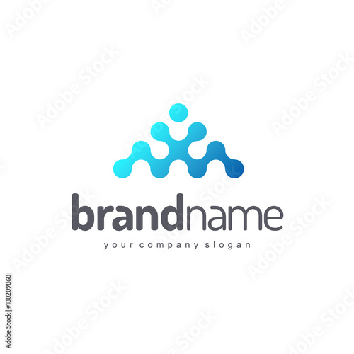 Vector logo design for business. 