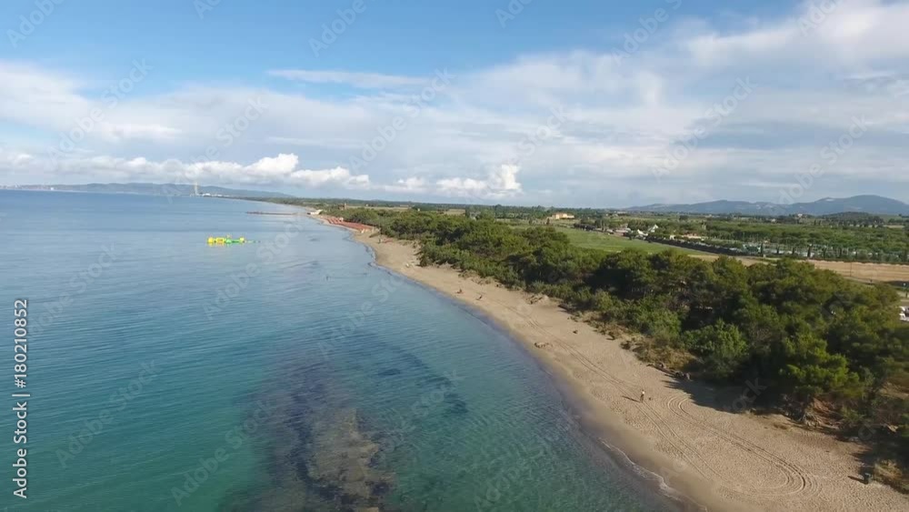 Aerial view of Tuscany coast, Italy. Aerial view of Tuscany coast, Italy.