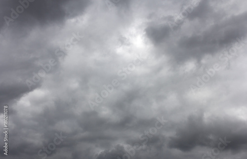 Hintergrund Himmel mit Gewitterwolken