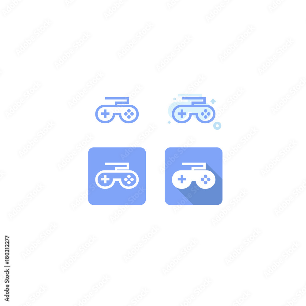 icon Game blue vector on white background. logo. web. Symbols. design. illustration icon Game blue vector on white background. logo. web. Symbols. design. illustration