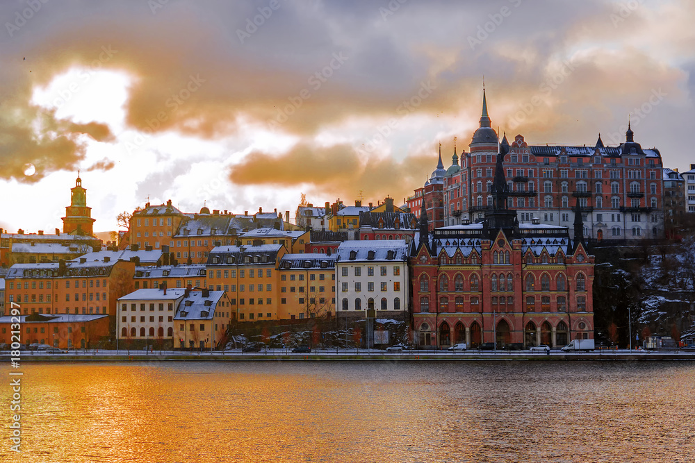 winter morning in Stockholm, Sweden