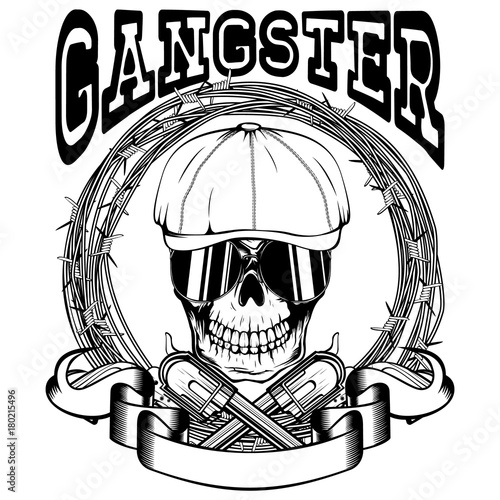gangster with revolvers