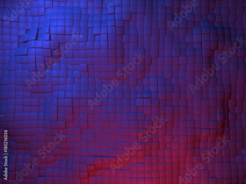 Abstract surface of cubes