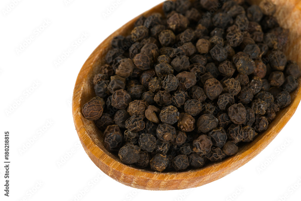 black pepper isolated on white black pepper isolated on white