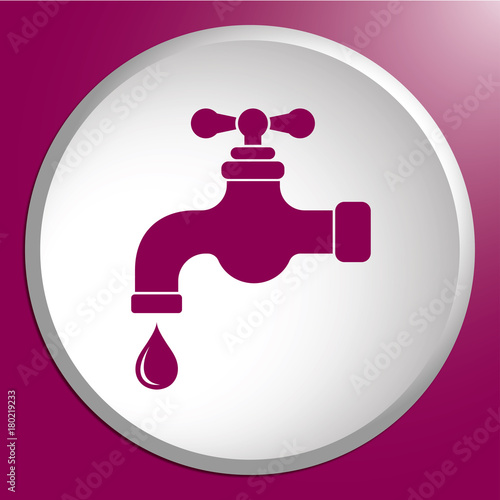 Water tap icon