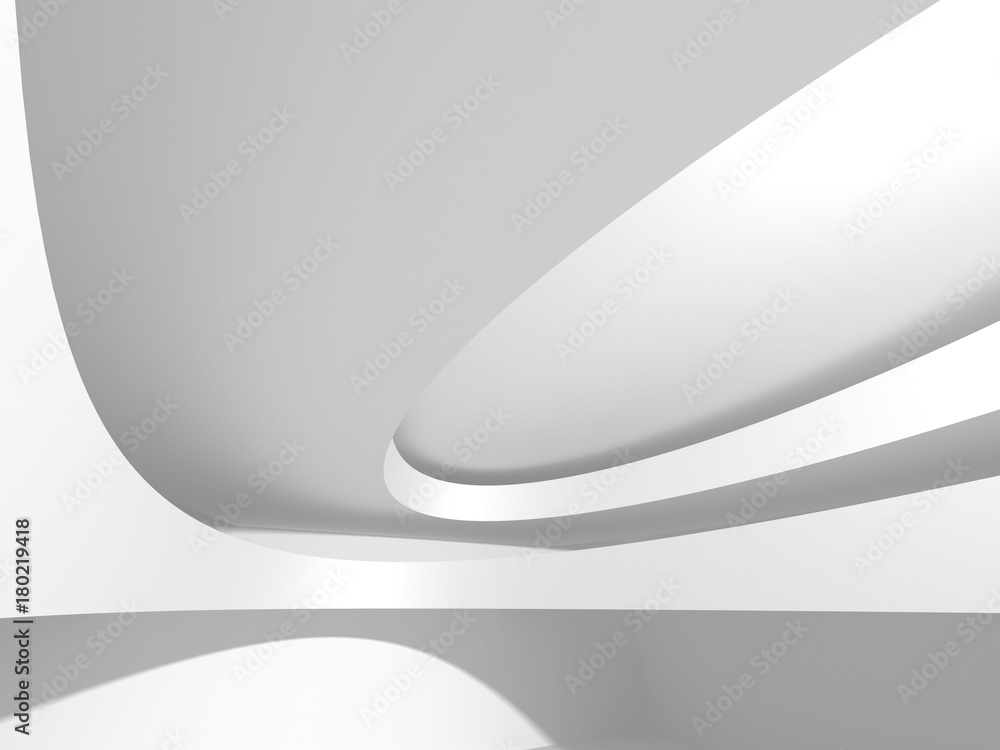 Futuristic White Architecture Design Background Futuristic White Architecture Design Background