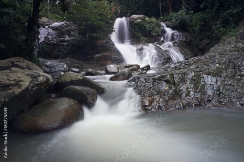 waterfalll at Jeram Tengkek  Batu Kikir  Negeri Sembilan  Malaysia