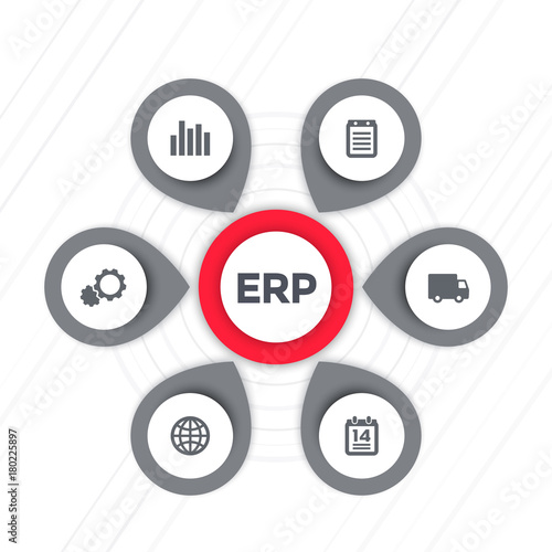 ERP software icons