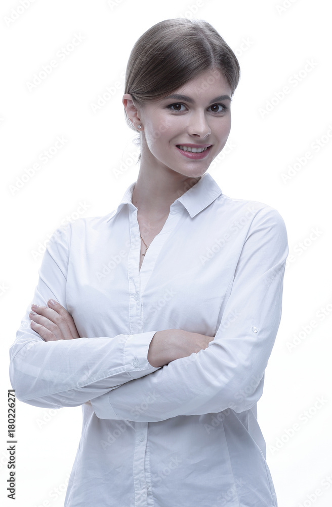 closeup.portrait of a confident young woman closeup.portrait of a confident young woman